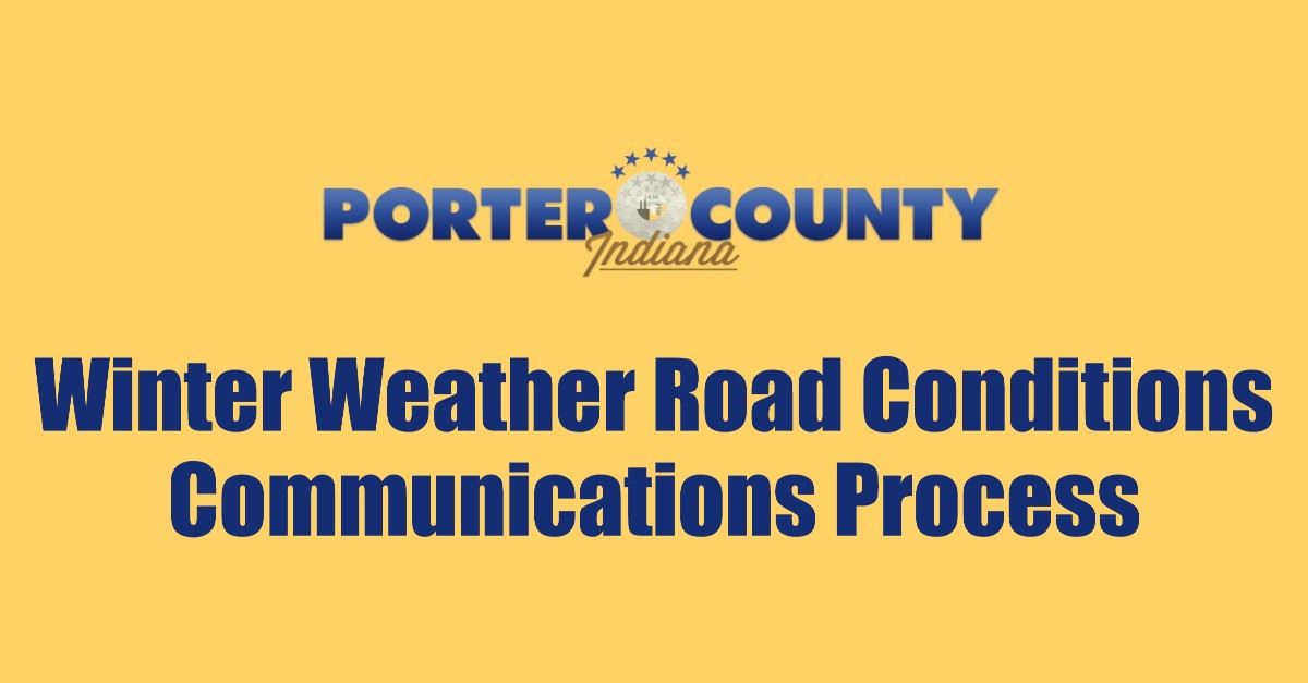 Winter Weather Road Conditions Communications Process Page Banner